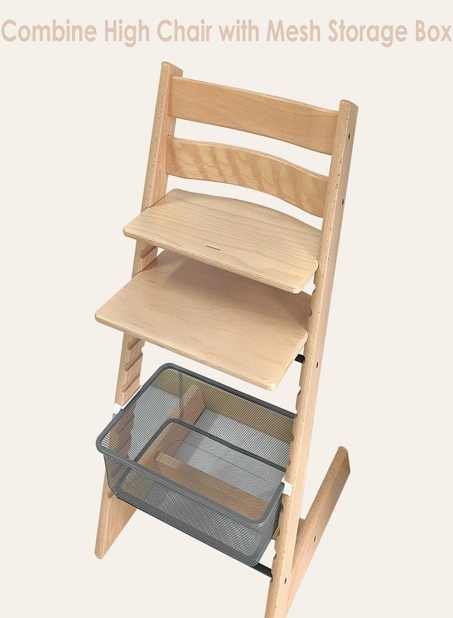 MITCHENIFY Trofast Adapters Compatible with Stokke Tripp Trapp High Chair and Trofast Plastic & Mesh Storage Bins, Accessories for Stokke Tripp Trapp High Chair, 2 Packs - Image 4